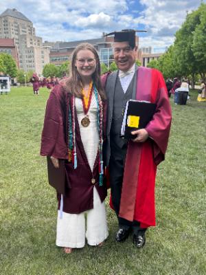 Lia Thibaut and Bob Bucholz 2, May 10 2024, Graduation